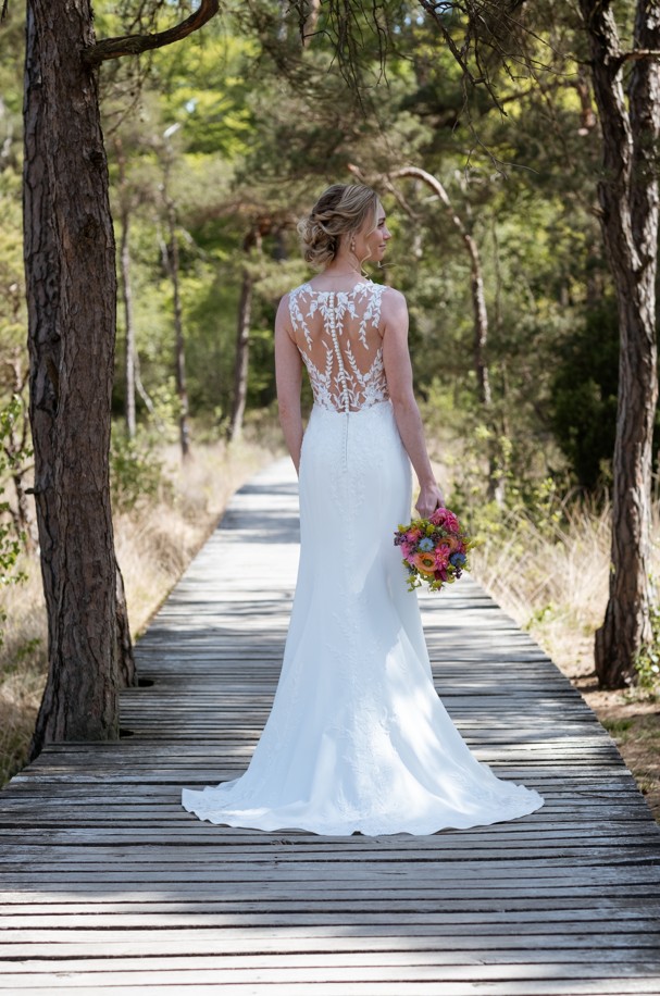 bruid-natuur bruid in natuur